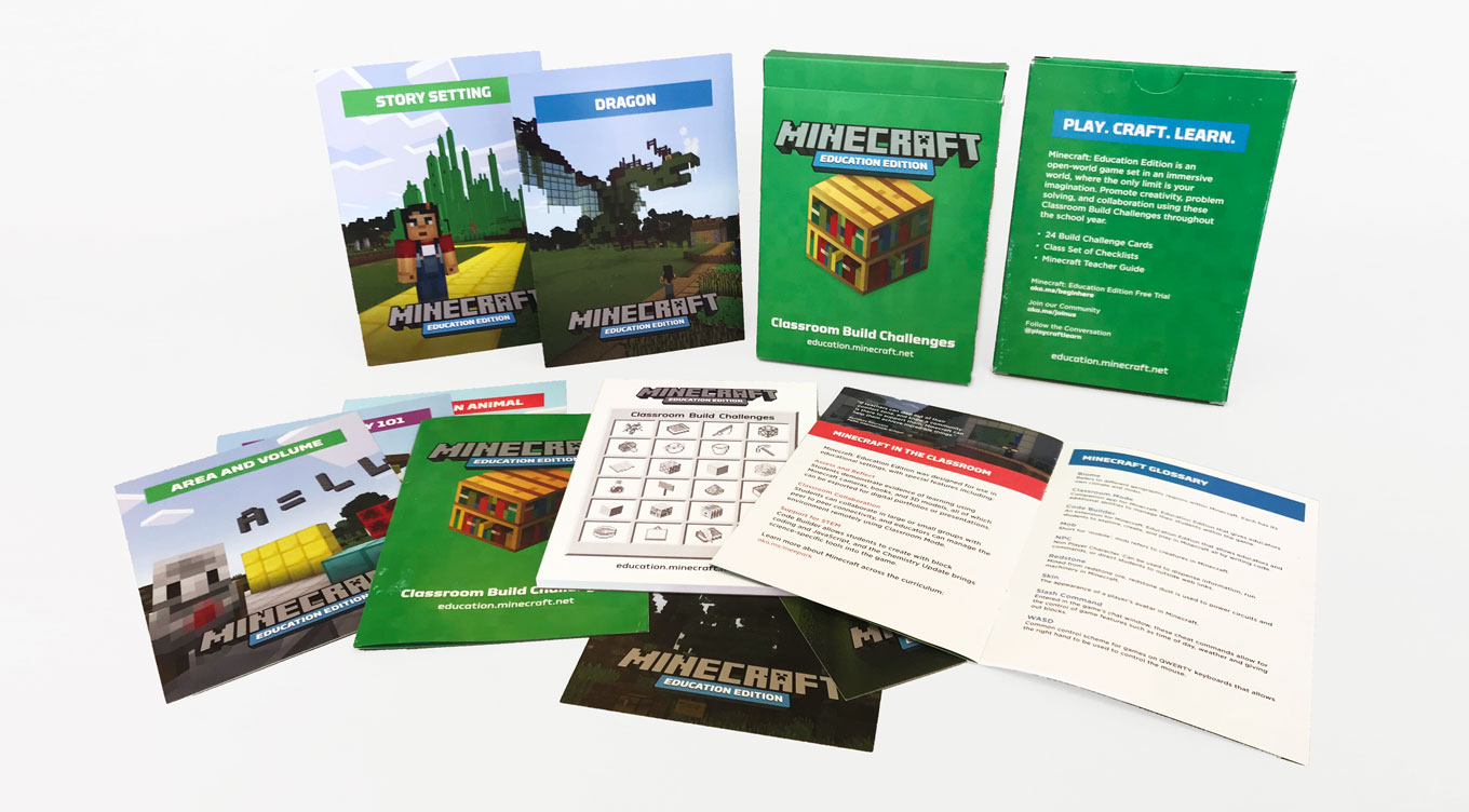 Minecraft Education Edition - Classroom Build Challenges kit
