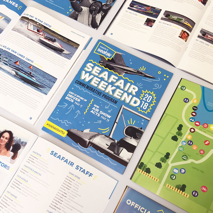 Seafair Weekend Program Interior Layouts