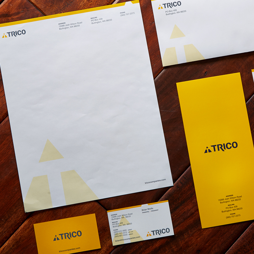 Image of Trico custom stationery package