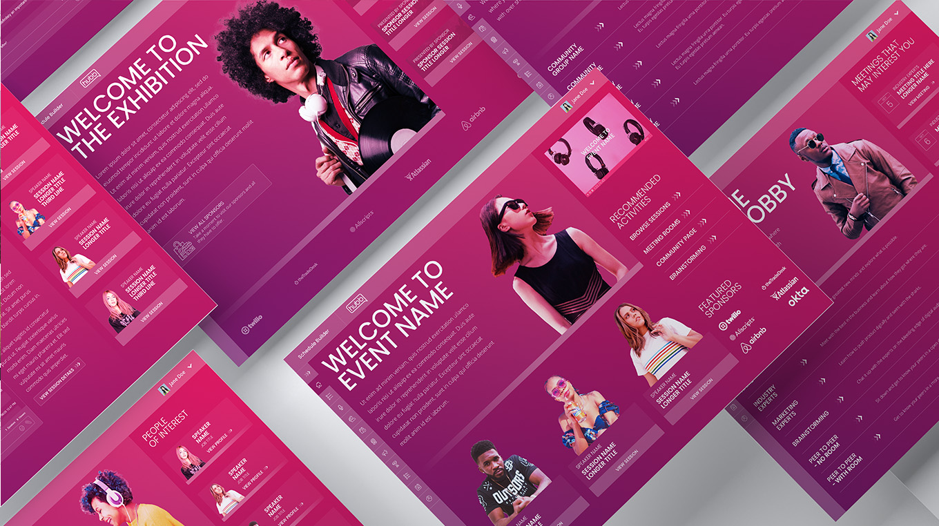 Hubb-Gradient_full Image of pink gradient custom event platform theme