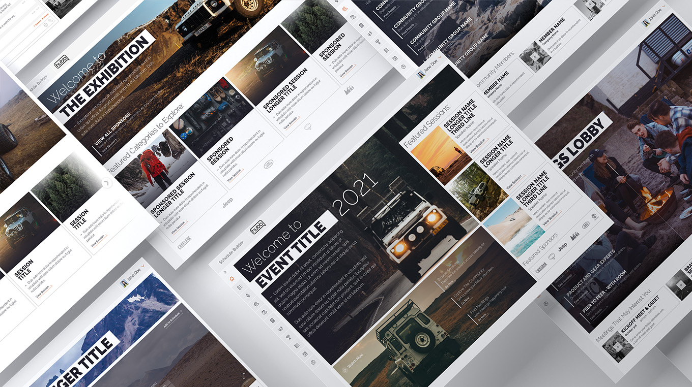 Hubb-Photo_full Image of photo heavy custom event platform theme