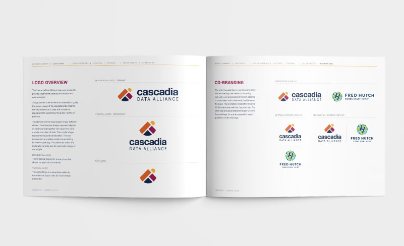 Cascadia Data Alliance brand guideline