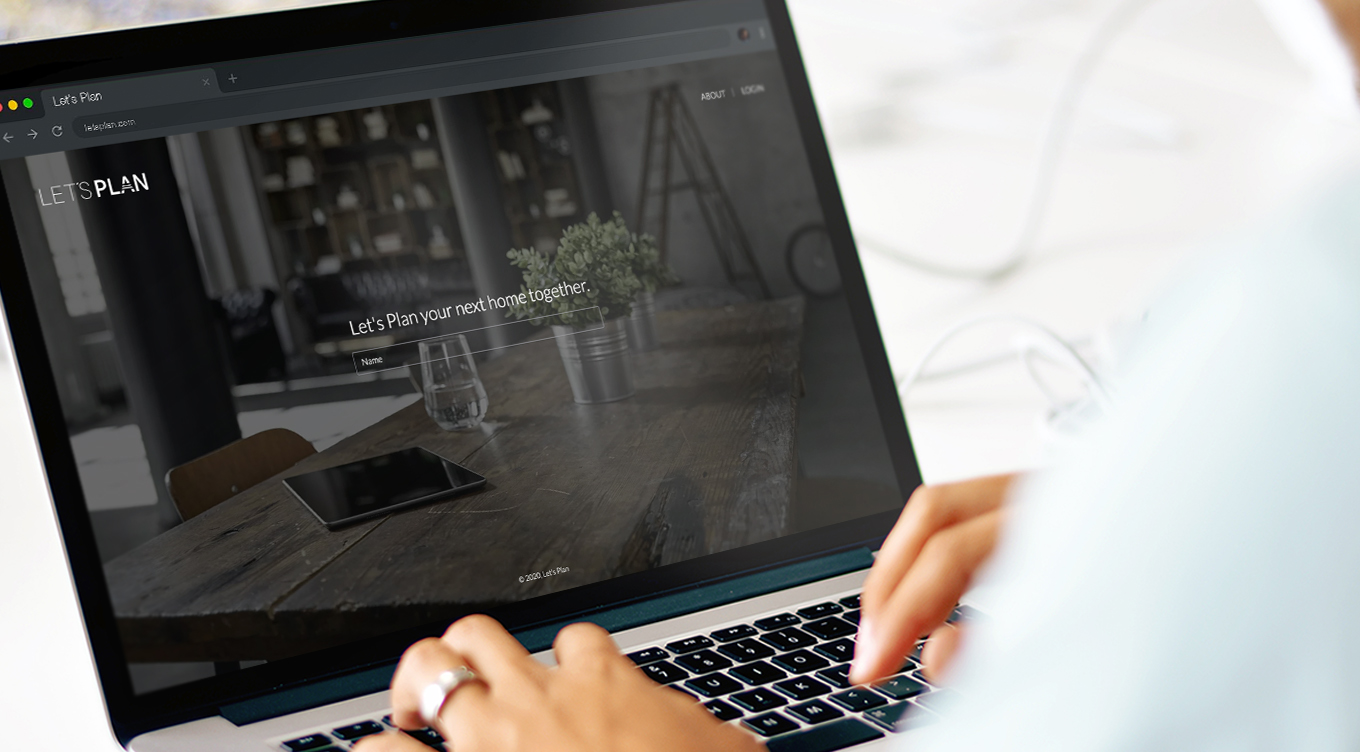 Let's Plan Landing Page designed by Jennergy
