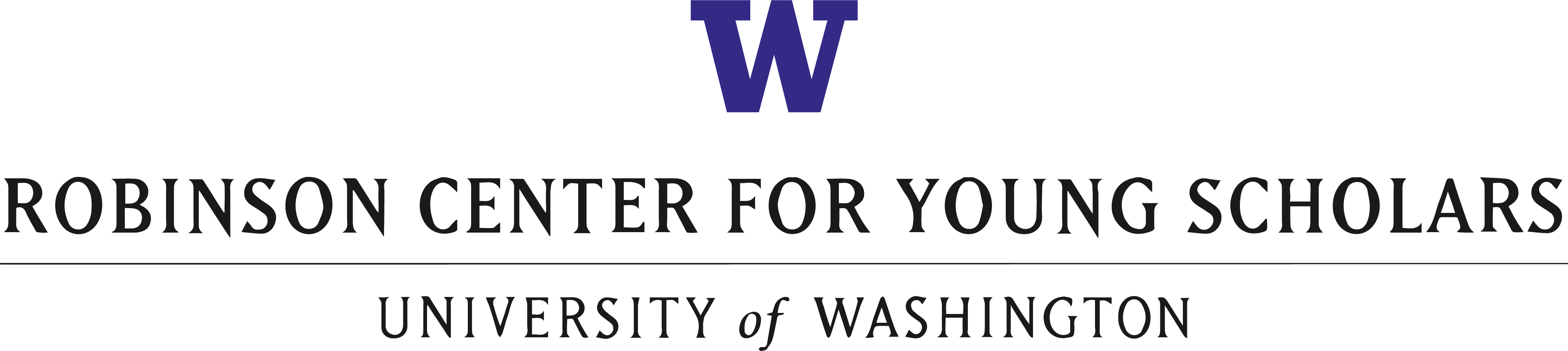 UW Robinson Center for Young Scholars Logo