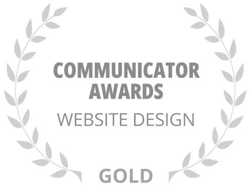 Communicator Awards, Website Design, Gold Medal