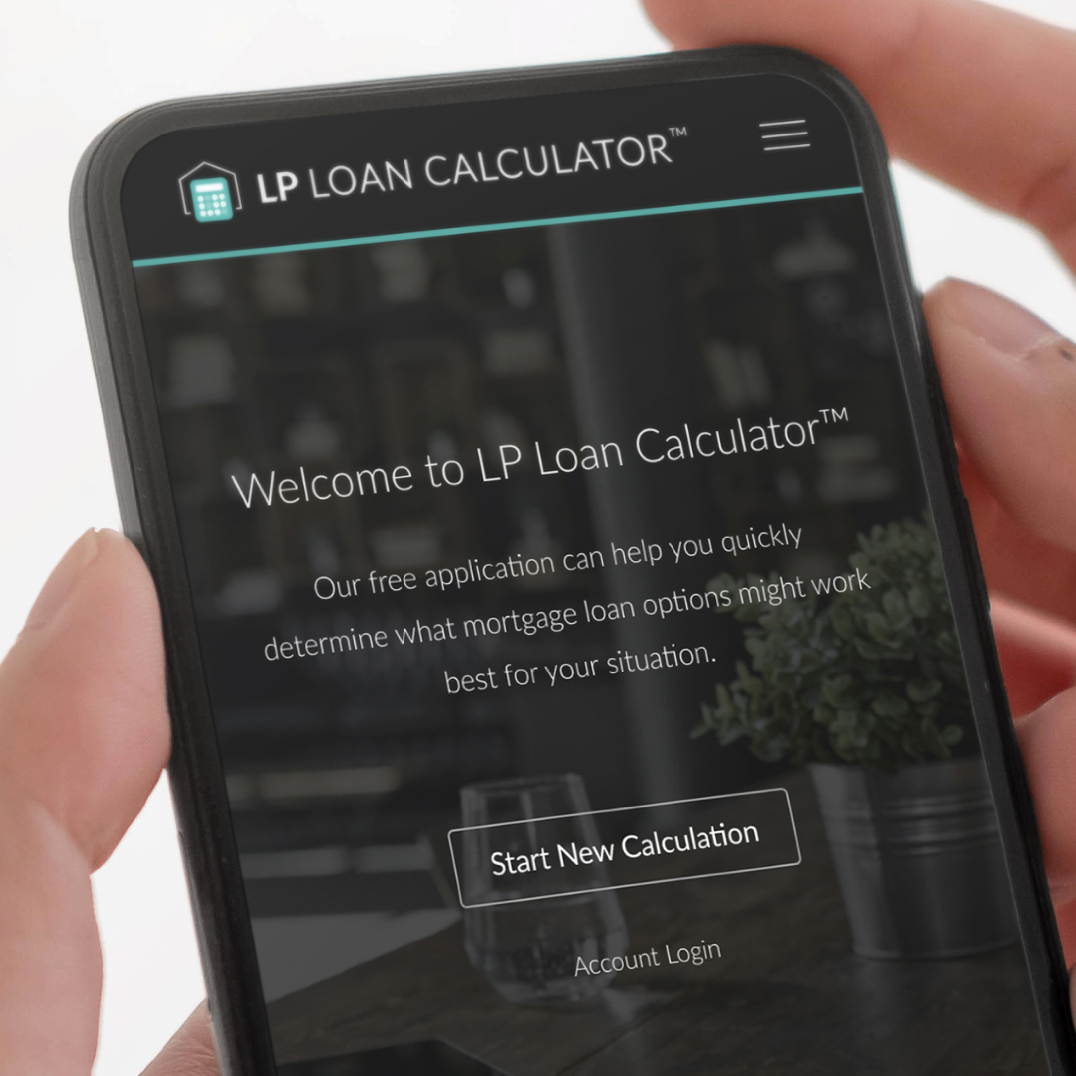 LP Loan Calculator™ Welcome Screen