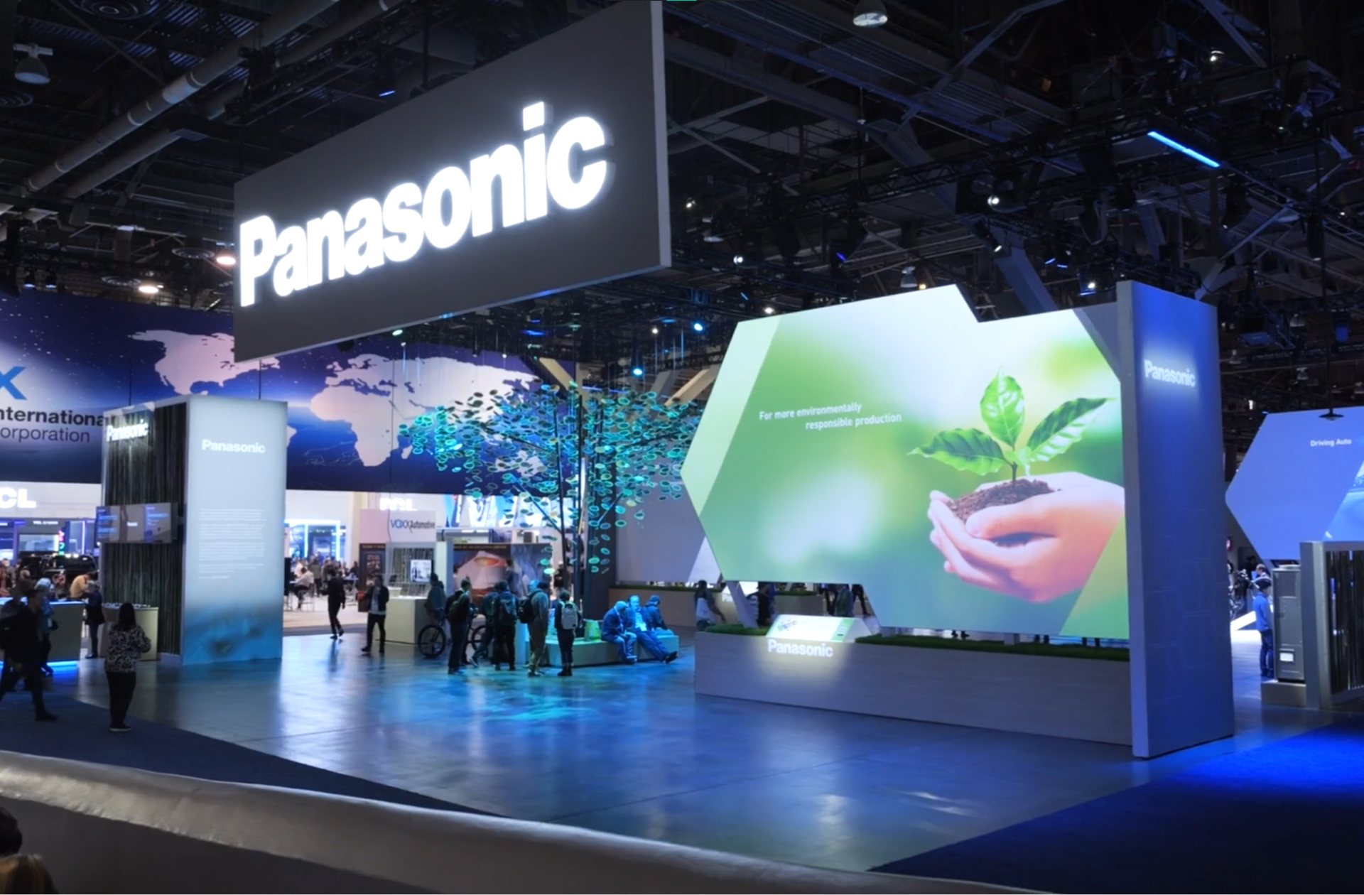 The Panasonic® “GREEN IMPACT Experience exhibit”