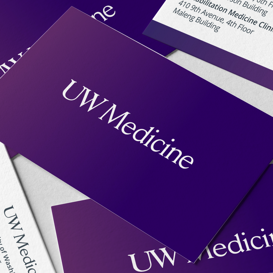 UW Medicine has been a valued, long-standing client that has engaged our team for comprehensive brand services over the years, including strategy, branding, logo development and refresh, integrated marketing campaigns, content, websites, presentations, and many other internal and external marketing materials across various platforms.