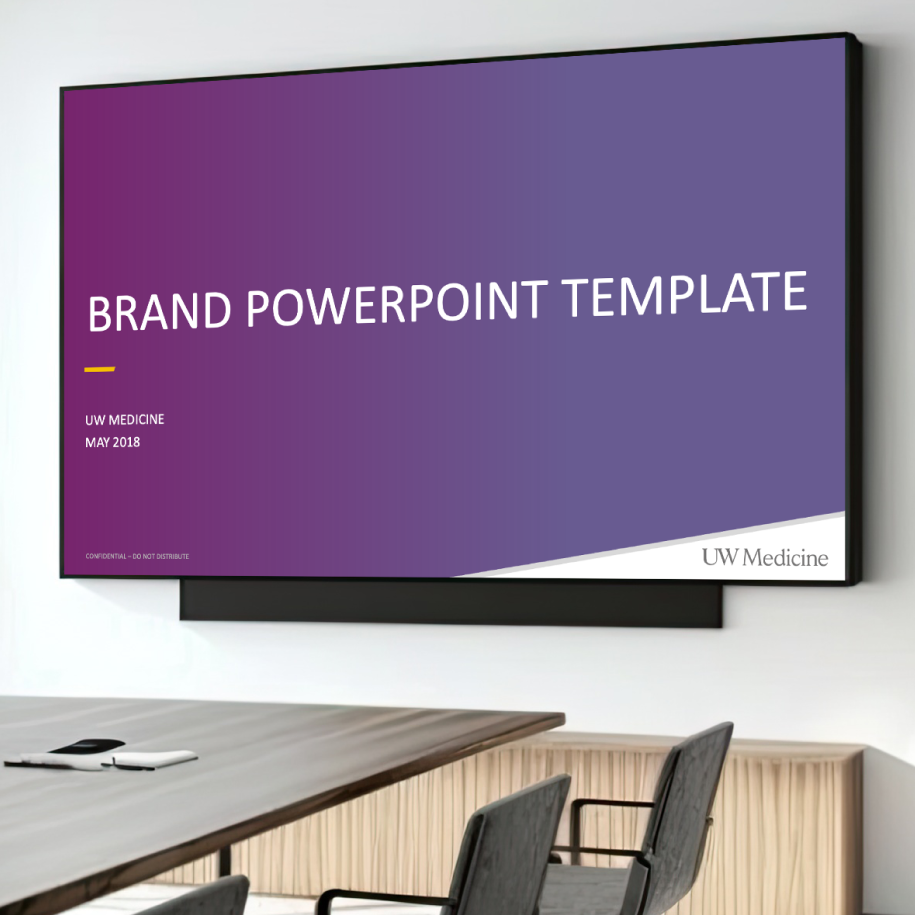 UW Med Brand PowerPoint Template
